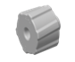 Luers Luer Fitting, luer plug, Natural Polypropylene